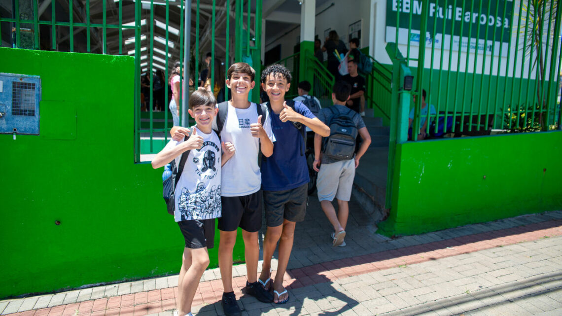 Estudantes da Rede Municipal de Chapecó retornam às aulas