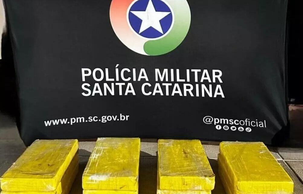 Homem é preso com mais de 12kg de cocaína na BR-282 em Lages