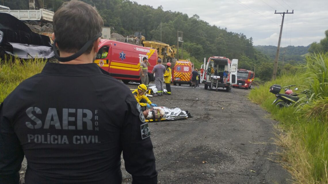 Tanque de empresa que fabrica asfalto explode e deixa feridos em Cordilheira Alta; veja o vídeo