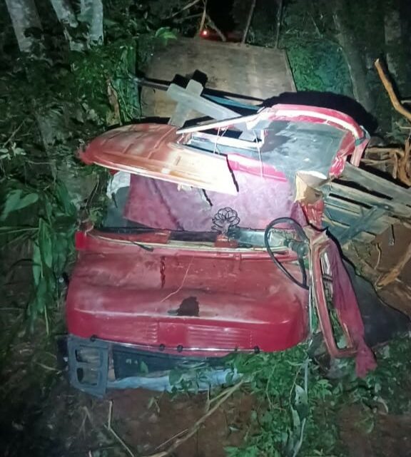 Motorista e criança morrem em grave acidente com caminhão em Arvoredo