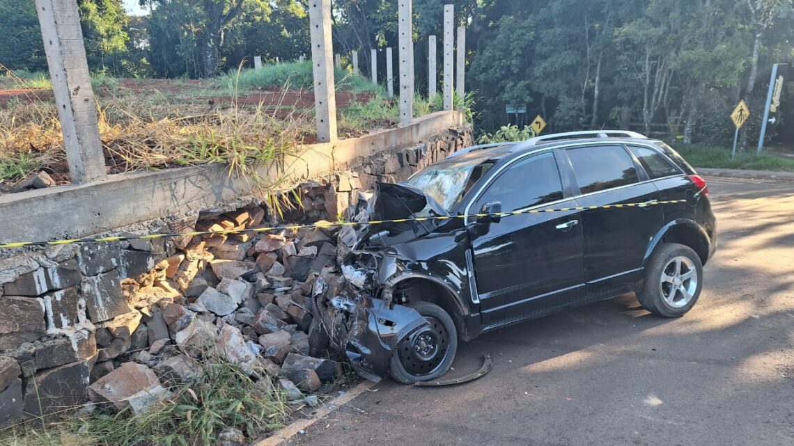 Motorista morre ao colidir carro contra muro em Xanxerê